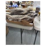 Cashmere Wrap and Fur Stole Set