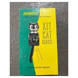 Vintage Kit Cat Klock With Jeweled Features
