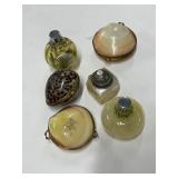 Shell and Glass Perfume Bottle Collection