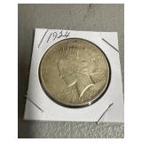 1924 United States Peace Silver Dollar