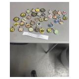 Round Cabochon Pendants, 35 Pieces