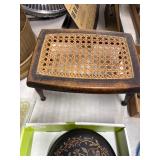 Small Antique Wooden Footstool