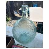 Clear Glass Decorative Bottle