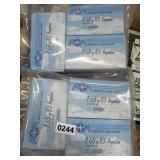 Rifle Ammo: 7.65x53 Argentine, .223 Rem