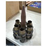 Linked Military Shell Casings and Projectile