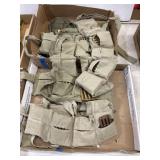 Rifle Ammo in Canvas Bandoliers and Stripper Clips