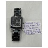 Fendi Swiss Made Black Ceramic Date Wrist Watch