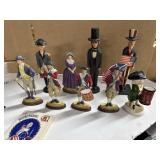 Patriotic American Bicentennial Figures