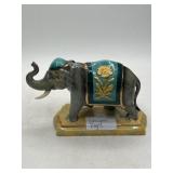 Halcyon Days Porcelain Elephant Figurine