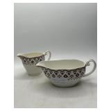Wedgwood Lille Creamer & Gravy Boat Set