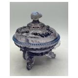 Westmoreland Nautilus Purple Opalescent Dish