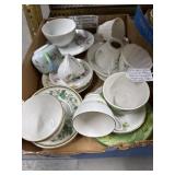 English and Japanese Teacup Sets