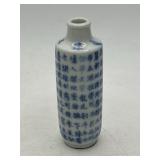 Chinese Blue and White 4' Porcelain Snuff Bottle