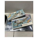 3 Model Aircraft Kits Airfix Minicraft Hasegawa