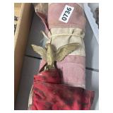 American Flag With Brass Eagle Finial, Flag Pole