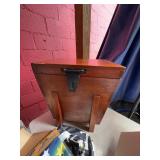 Wooden Storage Box with Metal Latch