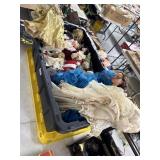 Large Tub of Assorted Porcelain and Cloth Dolls