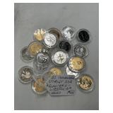 25 Uncirculated US Mint Quarters Cased
