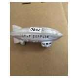 Cast Metal Graf Zeppelin Airship Toy Bank