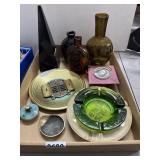Vintage Bottles, Ashtrays, Jewish Items