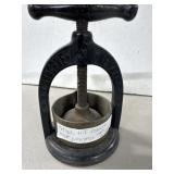 H.F. Osborne Antique Meat Juice Press