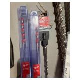 Milwaukee SDS Plus Concrete Drill Bit Lot, 3 Pc
