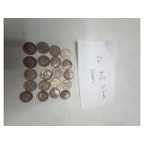 20 US 90% Silver Roosevelt Dimes