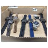 Men's Watch Lot w/ Fitbit and Brands