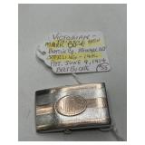 Batinn Co. 1914 Sterling & 14K Belt Buckle