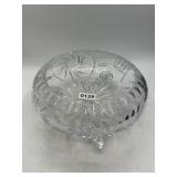 Cut Crystal Footed Bowl