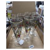 6 Ship Ahoy 8.5' Pilsner Glasses