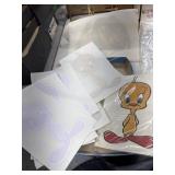 Tweety Bird & Dragon T-Shirt Iron-On Transfers