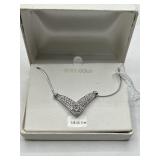 10KT Gold Diamond Necklace 1/4 CT TW
