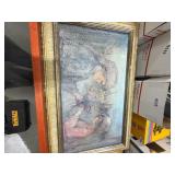 Edna Hibel Limited Edition Print 28x18 Framed