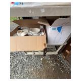 Epoch Korea Dishware and Etched Stemware Set