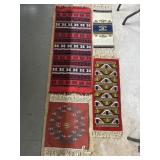 4 Scandinavian Handwoven Tapestries