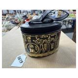 Egyptian Revival Genuine Leather Handbag