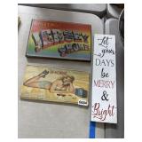Three Decorative Jersey Shore Wood Signs