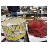Jack McConnell Red Feather Hat With Floral Box