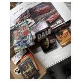Dale Earnhardt Collectibles Lot, DVDs & Books