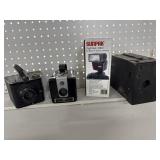 Vintage Camera Lot Kodak Brownie & Sunpak Flash