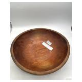 Antique 14' Wooden Dough Bowl, 1900s
