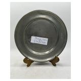 Thomas Clarke 1800s 9' Pewter Plate