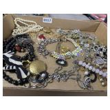 Vintage Costume Jewelry Lot, Box Lot
