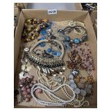Costume Jewelry Lot, Some Sterling 925 Clasps
