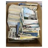 Box Lot of Vintage US Postcards, 20th Century