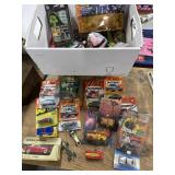 Toy Car Lot With Some Unopened Items