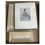 3 Framed Classical Portrait Prints