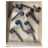 Estate Briar Tobacco Pipes, 9 Pc Lot