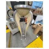 Modern Aluminum and Resin Pedestal Stand